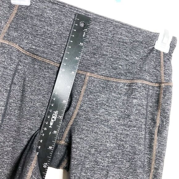 Athleta Gray High Rise Heathered Leggings XS Womens Athletic Active Crop - Picture 10 of 11